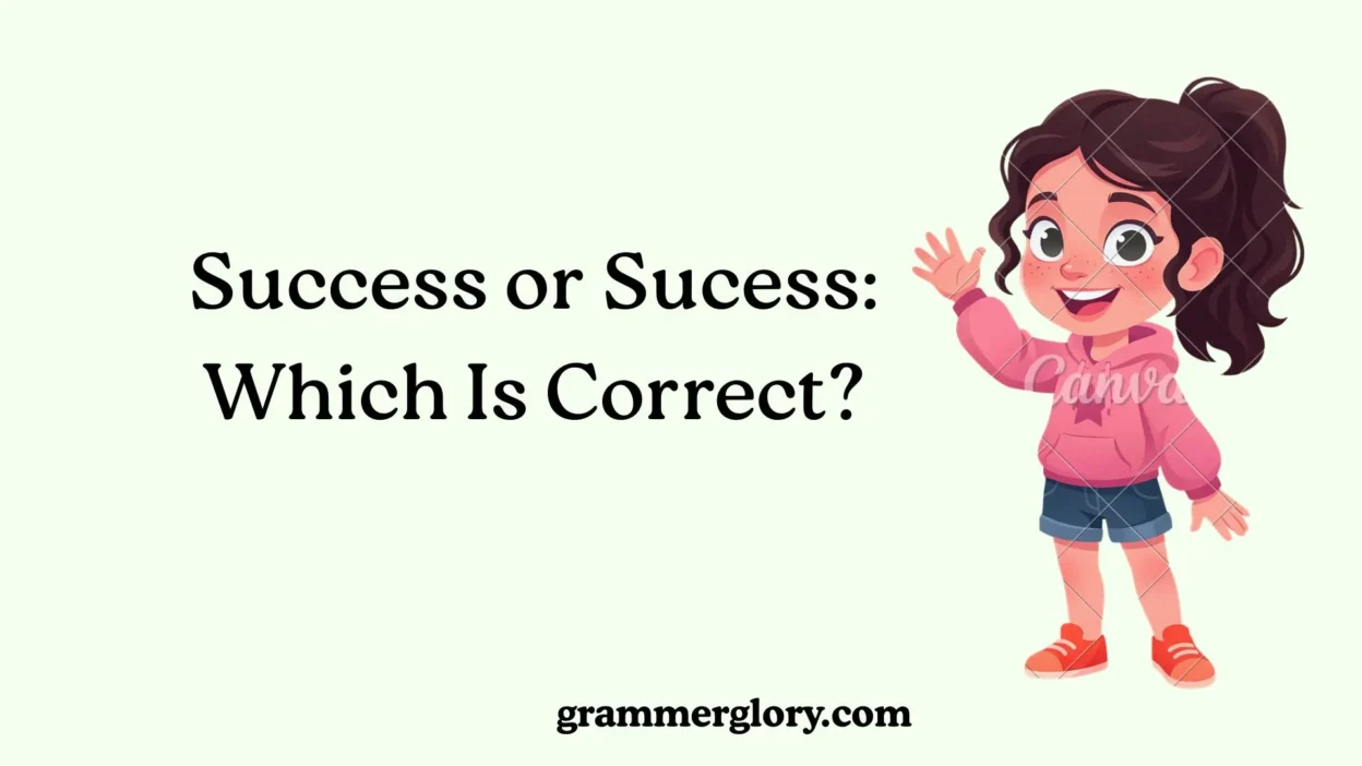 Success or Sucess: Which Is Correct?